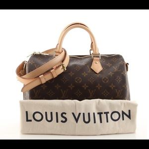 Speedy monogram bandolier 30